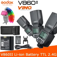 GODOX V860IIC V860IIN V860IIS V860IIO V860IIF Li-ion Battery TTL 2.4G HSS Flash Speedlite for Canon Nikon Sony Olympus Fuji