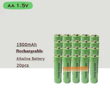 Новинка 20 шт./партия aa батареи 1500 мАч 1,5 В щелочная аккумуляторная батарея с хорошим качеством упаковок batery для MP3 игрушечные камеры бесплатно