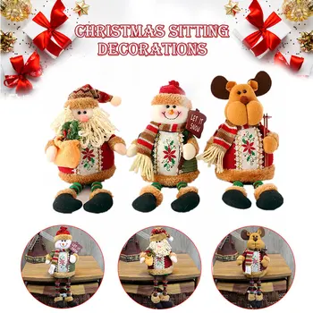 

New Christmas Plush Toy Decoration Super Cute Hanging Christmas Decor Home Indoor Table Decoration Dropshipping