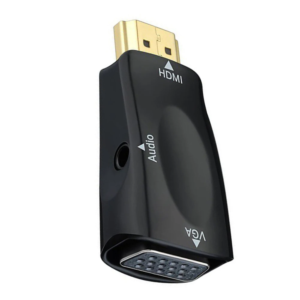 HD 1080P HDMI в VGA конвертер адаптер с аудио кабелем для ПК X-box проектор