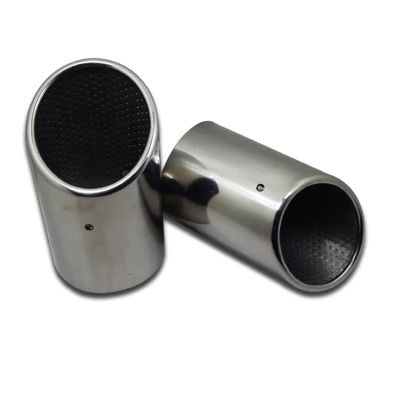 1Pcs η ƿ   ÷  ̳  90mm ƿ Q7 Retroftting Tailpipe Ʃ ڵ ׼