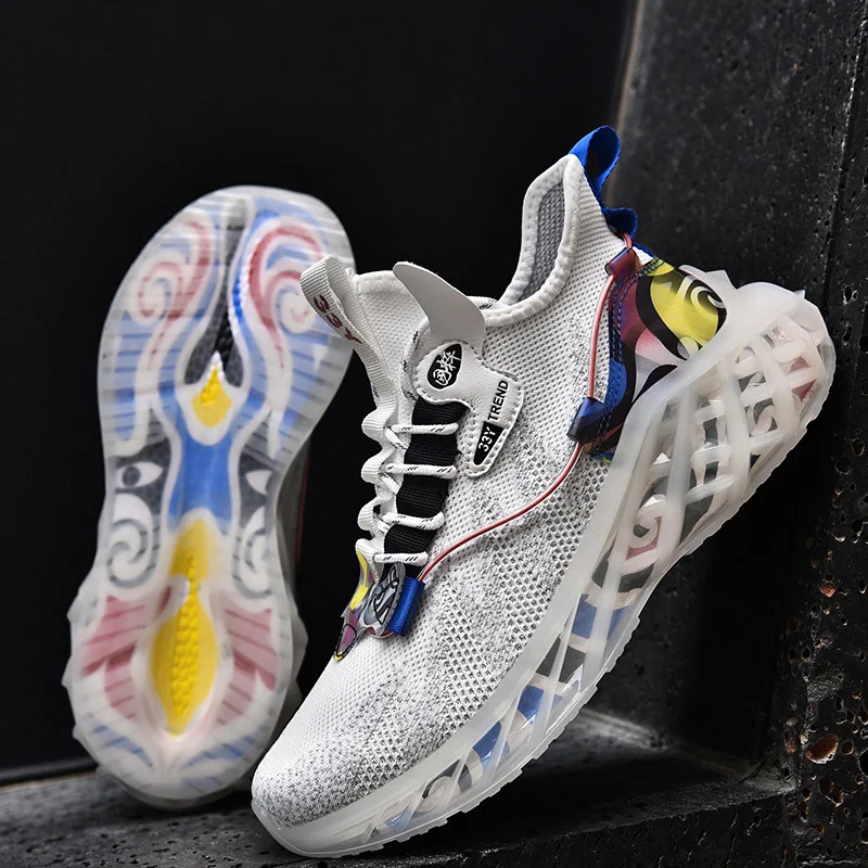 New Men Shoes Sneakers Male Running Shoes Casual Tenis Race Mesh Socks Shoes Athletic Sports Walking Shoe Zapatillas De Deporte