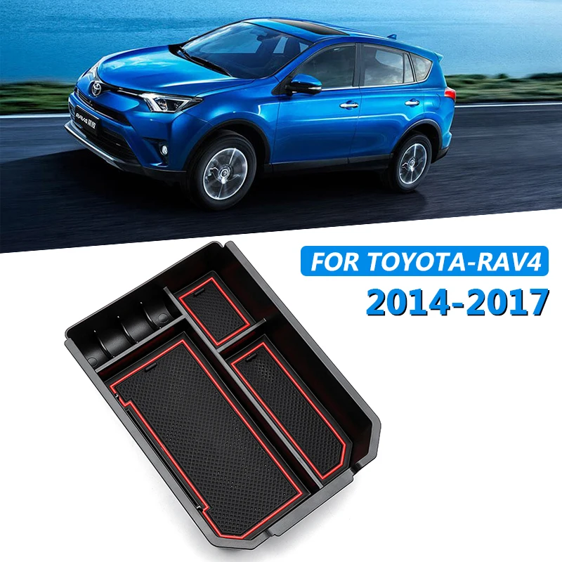 Для Toyota RAV4- аксессуары консоль Органайзер контейнер лоток консоль автомобиль центральный подлокотник коробка для хранения