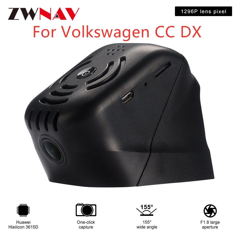 

Hidden Type HD Driving recorder dedicated For Volkswagen CC DX DVR Dash cam Car front camera WIfi