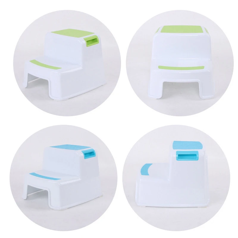 

2 Step Stool Toddler Kids Stool Toilet Potty Training Slip Resistant for Bathroom Kitchen DC112