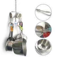 Pet Bird Parrot Toys 4 Stainless Steel Pots String Bird Chewing Bite Toys Acrylic Cage Accessories Pets Birds Supplies 2
