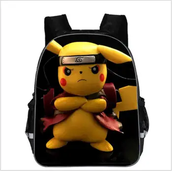 

New Anime Pikachu Backpack Teenager School Bags Men Women Pokomen Backpack Cartoon Preppy Sucksack