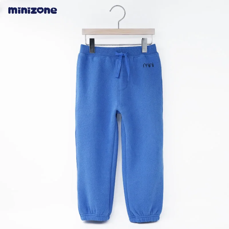 

CHILDREN'S Pants Autumn Clothing Autumn And Winter Fleece Sweater Pants Minizone Casual Pants Sports Girls BOY'S Pants