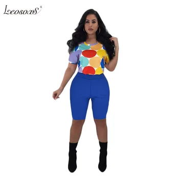 

Spring Summer Women Two Piece Set Top And Pants Plus Size Outfits Tracksuit Sweatsuit Outfit Dot Print Active Sets