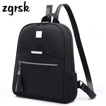 

Female Anti Theft Backpack Designer Student Zipper Pu Solid Black Retro School Backpacks For Teenagers Mochila Feminina Plecak