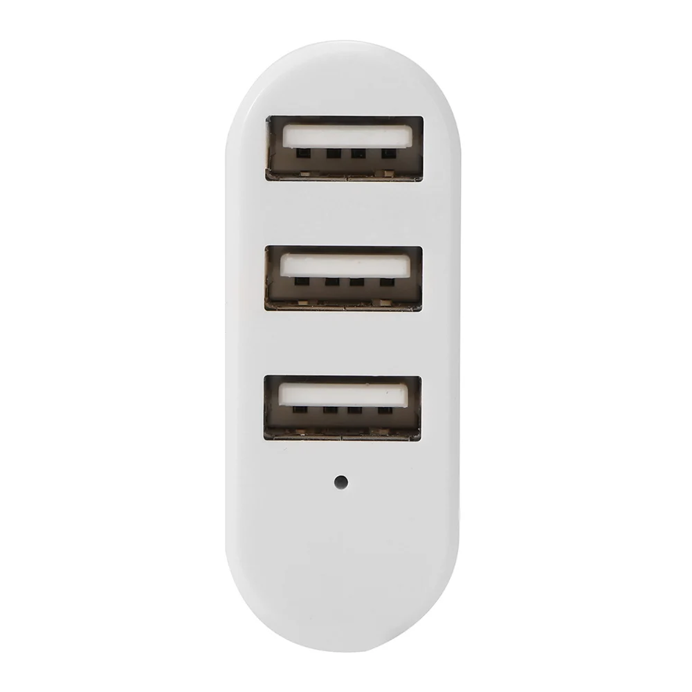 Мини 3 порта USB 2,0 поворотный сплиттер концентратор высокоскоростной передачи данных сплиттер коробка адаптер для ПК ноутбук аксессуары