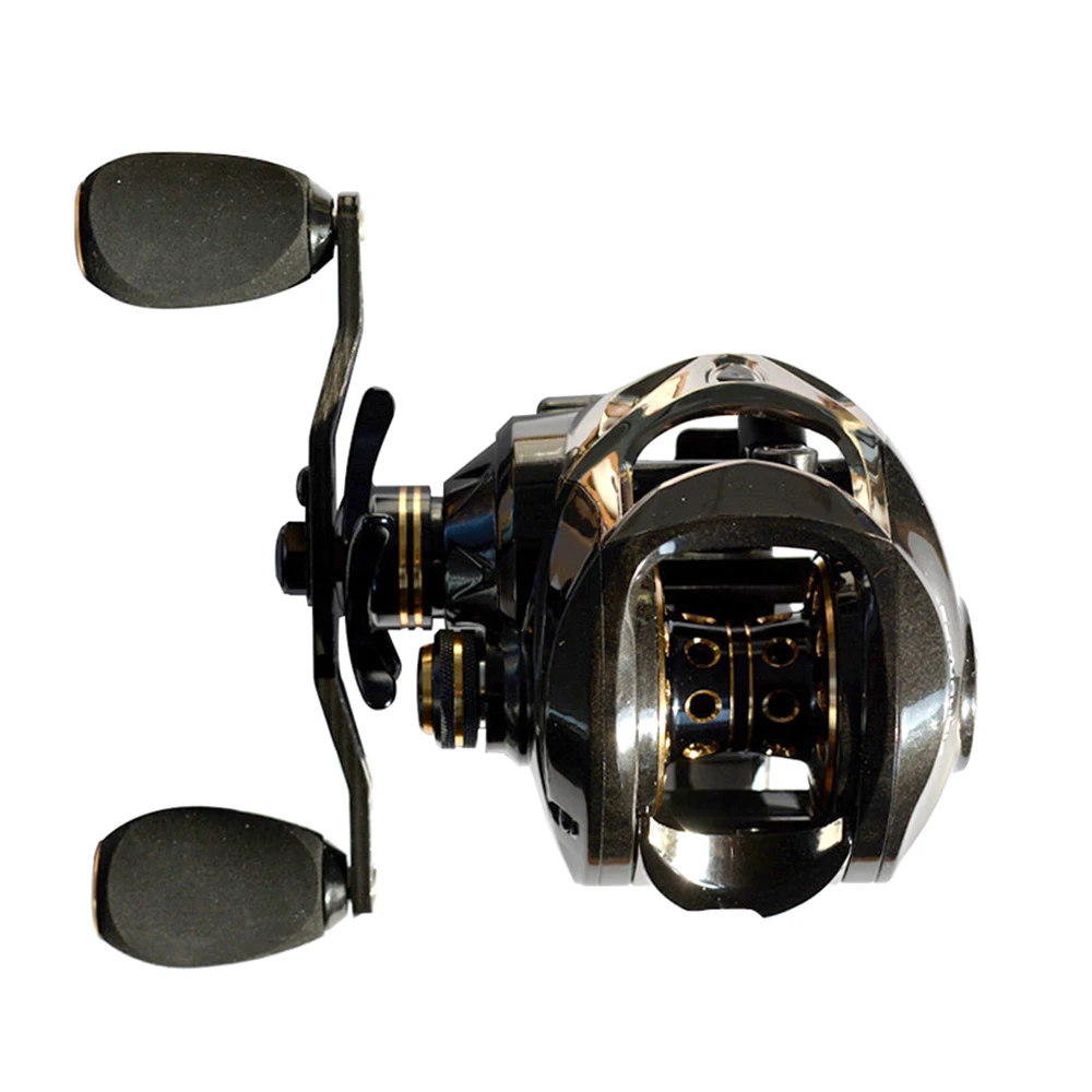 

FISHDROPS Carp Fishing Reel Baitcasting Reel 7.0:1 Bait Casting Left Right Hand Fishing Reel 17+1 Ball Bearings Carbon Pesca