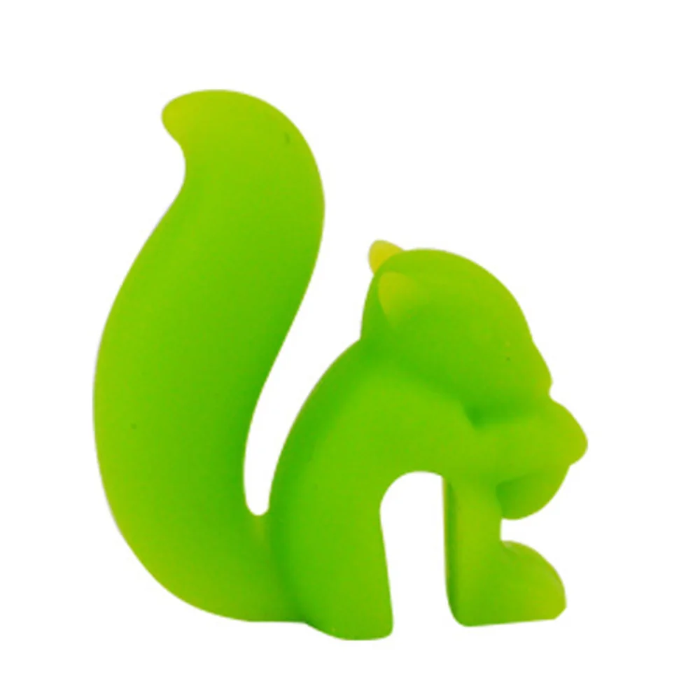 Green OPP bag Силиконовый пакетик для чая, пакетик для заварки, белка, подвешивающая чашку улитки, кружка с зажимом, этикетка, новогодние вечерние принадлежности, Чайный фильтр, чайный пакетик - Цвет: Green OPP bag