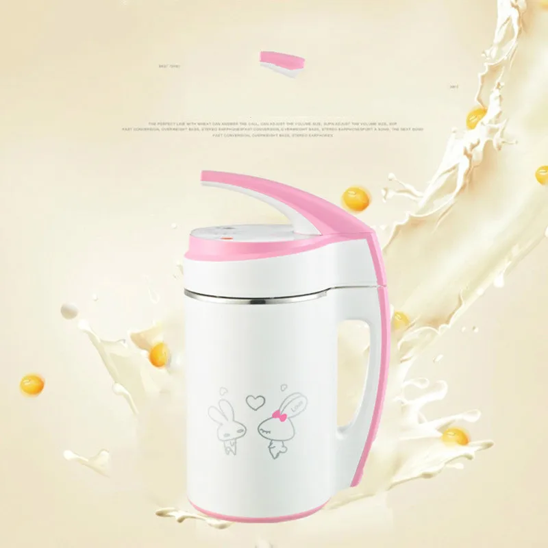 

mini Soybean Milk machine 0.6-0.8L soy milk grinder soybeans milk maker Stainless Steel Milk shake juicer baby food blender