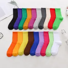 10 пар носков женский из смеси хлопка одноцветные короткие носки износостойкие мягкие Нескользящие осенне-зимние носки черные, белые