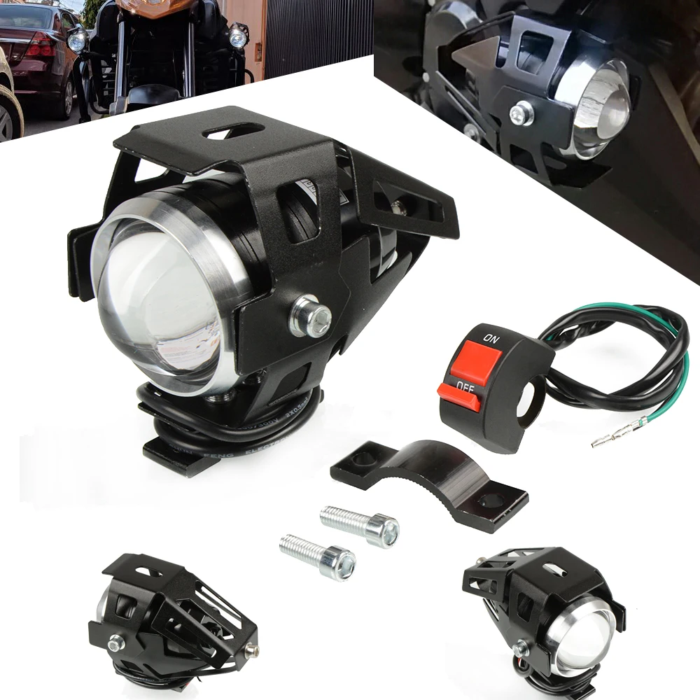 

Motorcycle LED Headlight Motorbike Driving Spotlight Fog Spot Head Light Lamp For BMW R1200GS LC R1200GS Adventure 2014 -2016