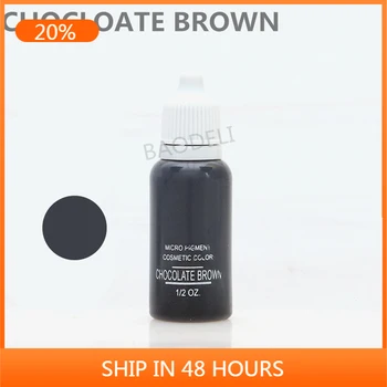 

Permanent Makeup Micro Pigment Cosmetic Manual Tattoo Ink 1/2 oz Chocolate Color For 3D Lip Ink