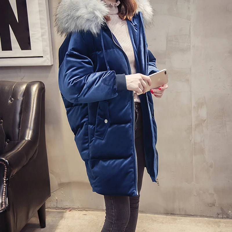 New Women Winter Down Cotton Outwear Womens Basic jacket coat female large size 5XL warm down cotton Outerwear