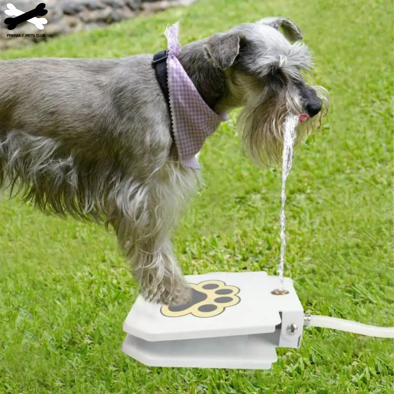 Automatic-Dog-Water-Fountain-Step-On-Toy-Outdoor-Joy-With-Pets-security-without-electricity-For-Big