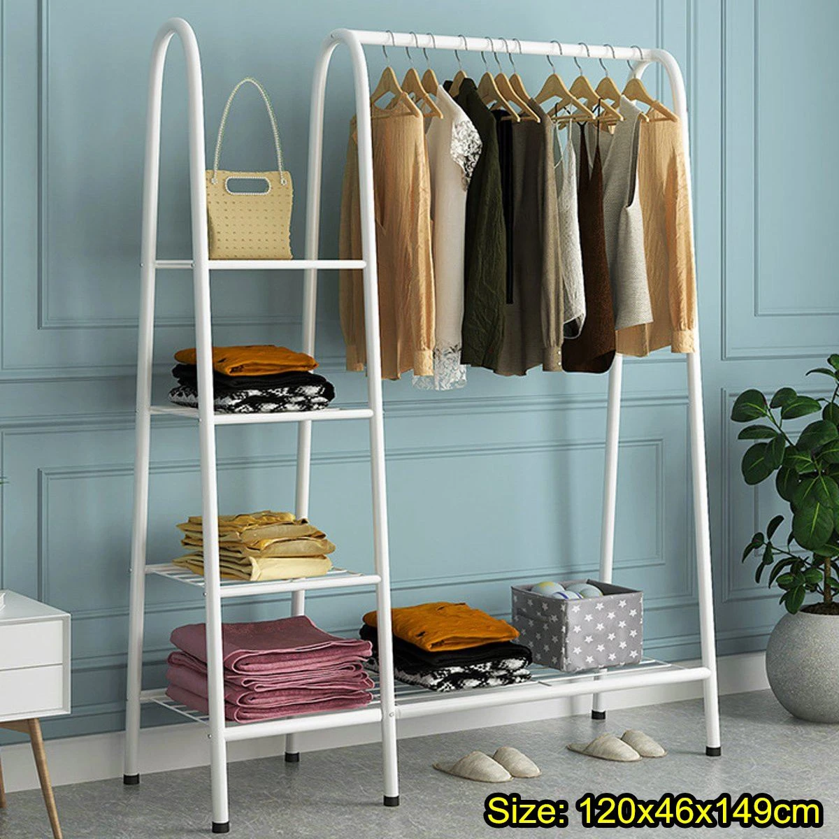 Estante para colgar abrigos colgador para suelo, almacenamiento de ropa, armario, estantes de de ropa, hierro multicapa, estante de almacenamiento de ropa| - AliExpress