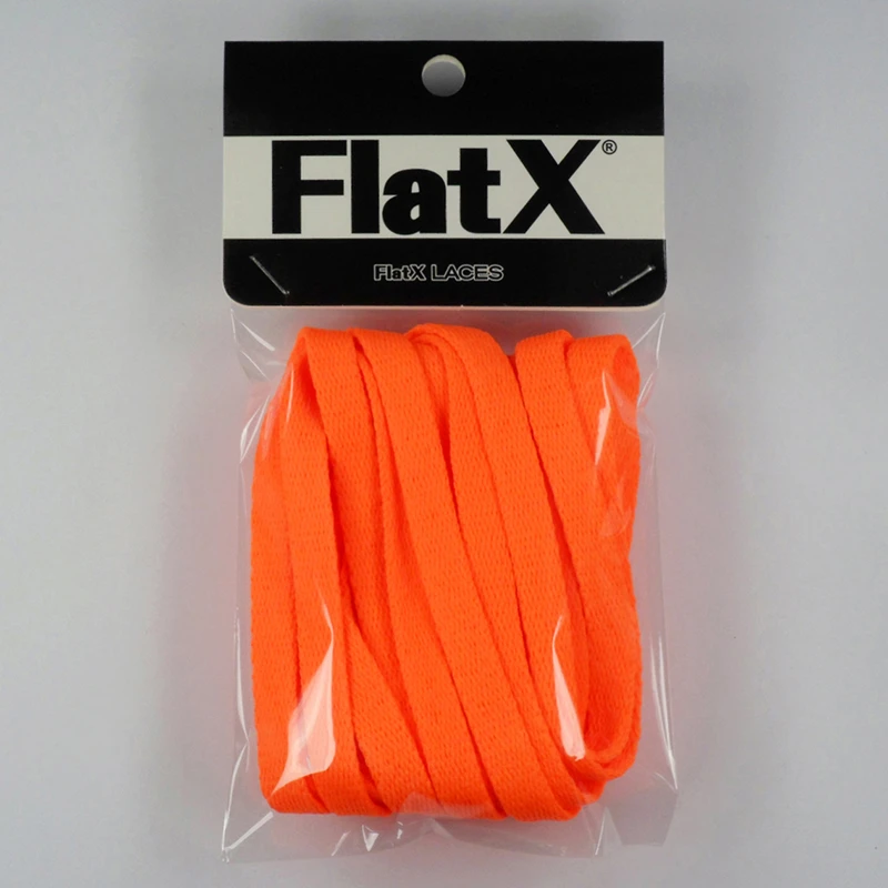 Neon orange shoelaces Clearance