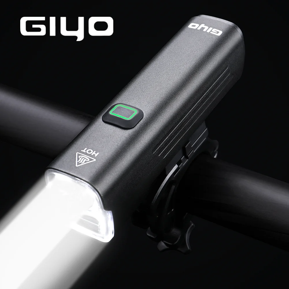 

GIYO Bicycle Light 1000 Lumens USB Rechargeable Bike Headlight 4800 mAh MTB Front Lamp Aluminum Ultralight Flashlight Bike Light