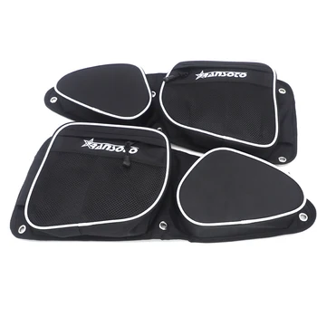 

UTV Front Door Side Storage Bag for Polaris RZR XP 1000 900 Turbo Side Storage Door Bag Knee Protection Holder Storage Bag