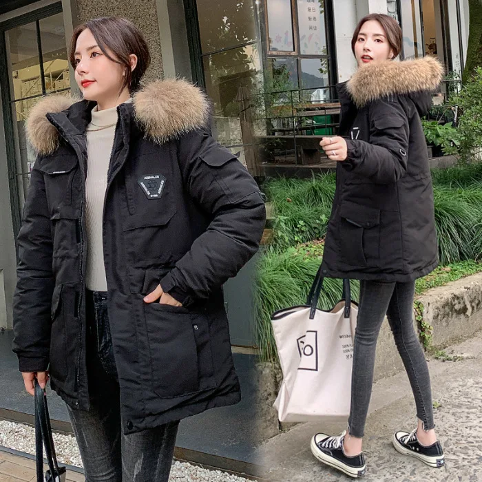 

According to Nalini 2019 New Style down Jacket Women's Korean-style Military Men And Women Celebrity Style Thickening Outdoor Co
