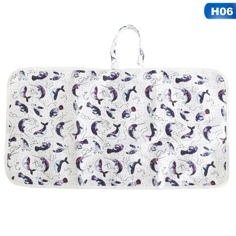 Горячая Распродажа, складной водонепроницаемый коврик для путешествий, пеленальный коврик для детей, многоразовый коврик для детских игр, коврик для путешествий, пеленка - Цвет: H06