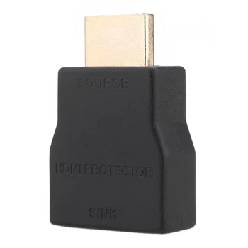 

ALLOYSEED Mini Portable HDMI Signal Surge Protector ESD Protection HDMI Male to Female Surge Protective Plug Connector Adapter