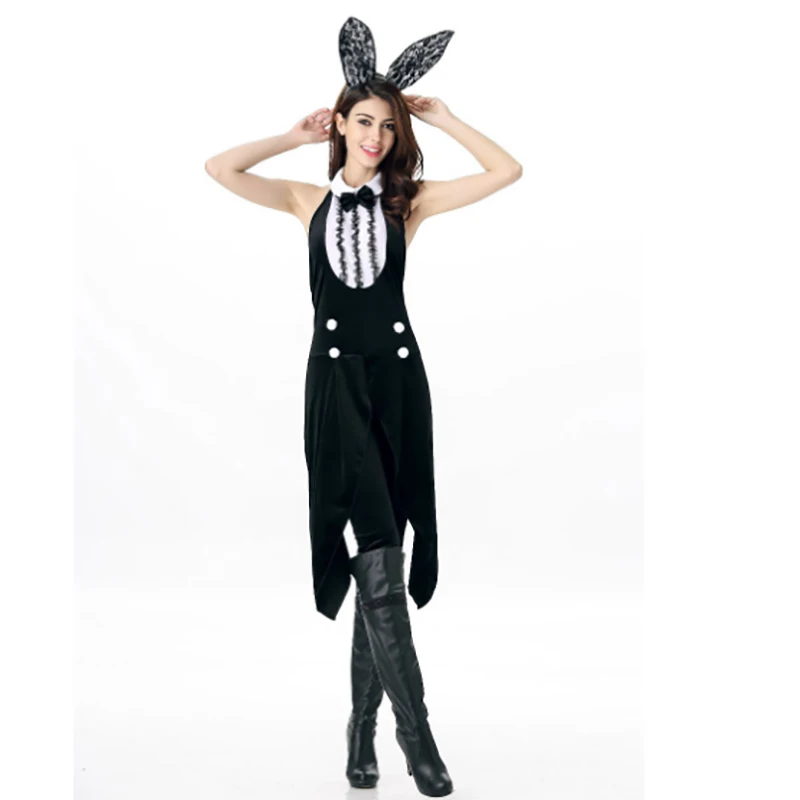 Новинка 2019 косплей на Хэллоуин Женский Игровой костюм Банни цельные брюки