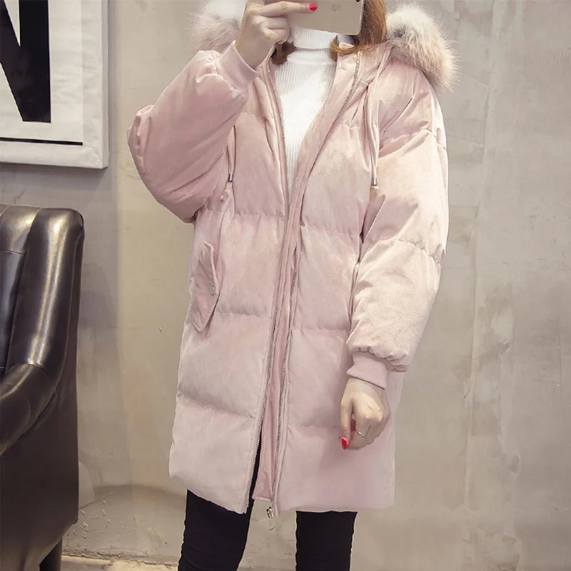 New Women Winter Down Cotton Outwear Womens Basic jacket coat female large size 5XL warm down cotton Outerwear