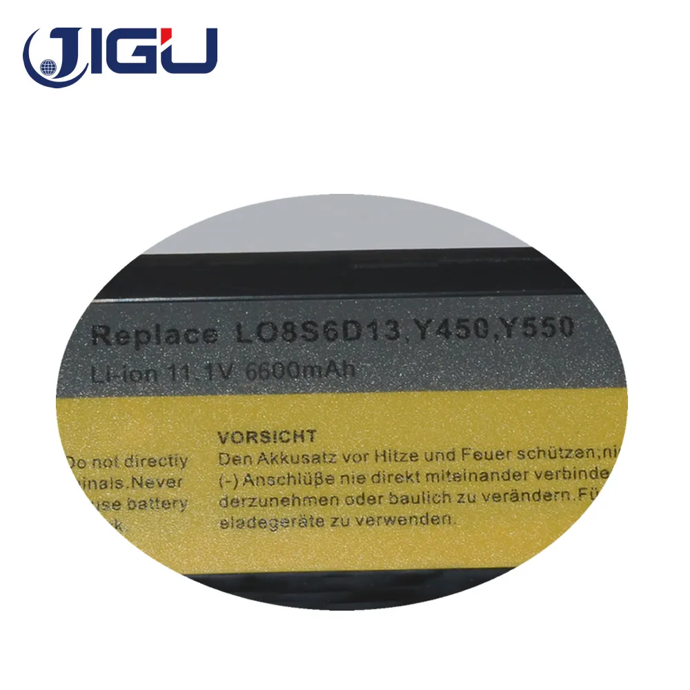 JIGU 7800mAh 9 ячеек батареи ноутбука 55Y2054 L08L6D13 L08O6D13 L08S6D13 для Lenovo IdeaPad Y450 Y450A Y550 Y450G Y550P