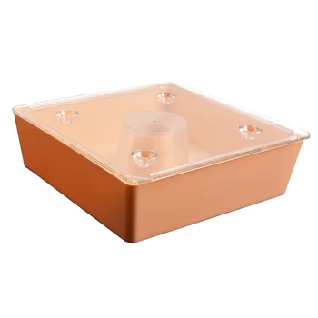 

Plastic Portable Entry Feeder Home Water Drinking Beekeeping Tools Square Top Farm Durable Hive Garden Easy Install Small Hole