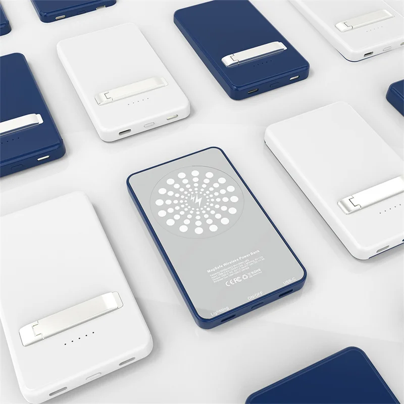 IPhone 12 Max Мини беспроводной интерфейс Magsafe зарядное устройство 5000 мАч Power Bank для iPhone