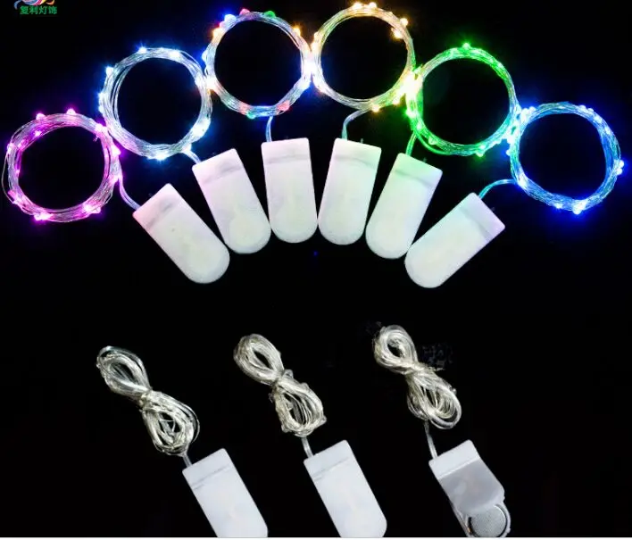 2m20light светодиодные цветные медные струны для бара, отеля, фестиваля, вечерние, Рождественские елки, атмосферное украшение, светодиодная вспышка, ночные огни