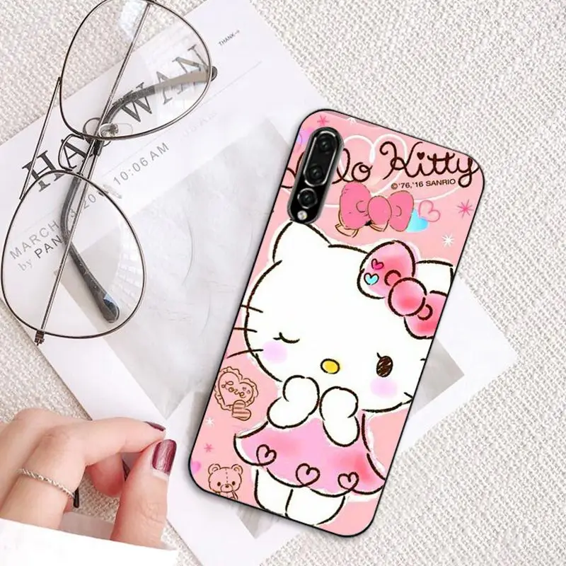 Yinuoda милый Kawaii hello kitty чехол для телефона для huawei P20 P30 P20Pro P20Lite P30Lite Psmart P10 9lite