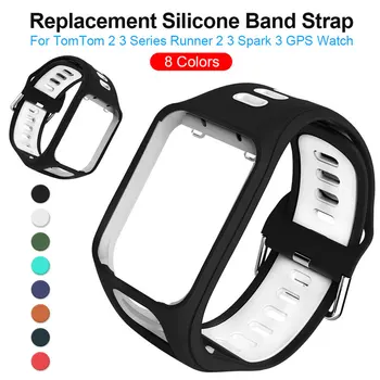

Silicone Band Strap for TomTom Runner 2 / 3 Spark/3 Sport GPS Watch Smart Watch Replacement Part Wristband Strap Smart Accessory
