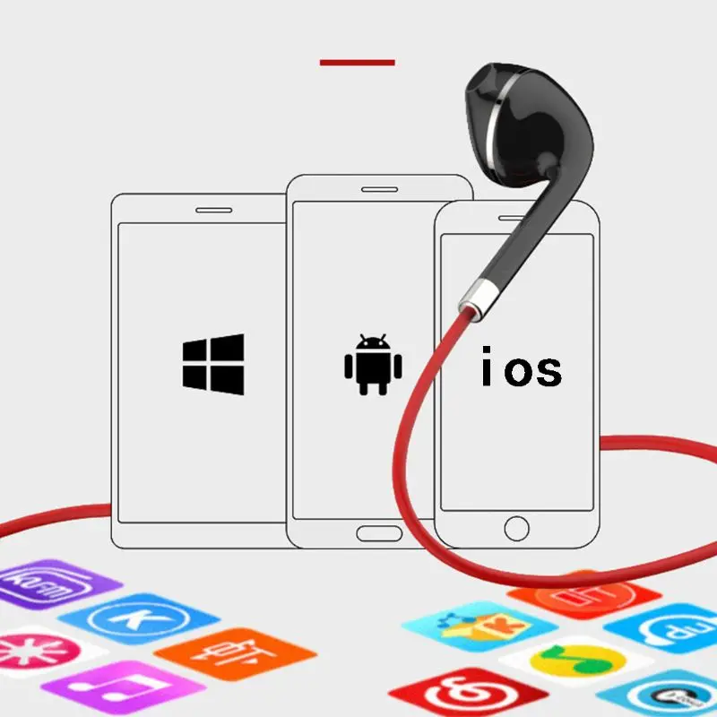 1 пара спортивных bluetooth-наушников, гарнитура с магнитным шейным ремешком