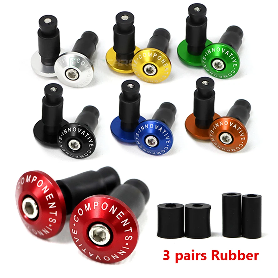Motorcycle Handle Bar End Weight Handlebar Grips Cap Anti Vibration