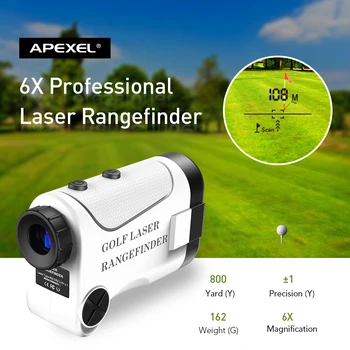 

APEXEL Rangefinder Hunting 800M Telescope Laser Distance Meter Golf Digital Monocular Range Finder Angle Measure Tool