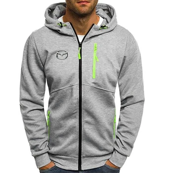 

Cardigan Loose Motion Hoodies Zipper Tracksuit Fitness Mazda Harajuku Style Men Leisure High Quality Sports Top Fast delivery