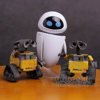 Wall-E Robot Wall E EVE PVC Action Figure Collection Model Toys Dolls 6cm 3 Types