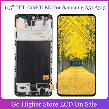 

6.5'' For Samsung Galaxy A51 A515 A515F A515F/DS A515FD LCD Display Touch Screen Digitizer Glass Panel Assembly