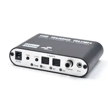 Конвертер оптический SPDIF 3,5 AUX коаксиальный цифро-аналоговый 6 RCA 5,1 цифровой аудио декодер AC3 DTS Dolby усилитель объемного звука