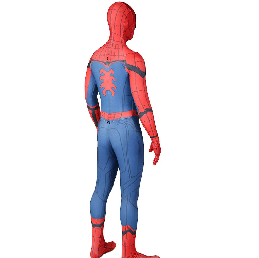 Homecoming Cosplay Costume 3D Printed Homecoming Spandex Suit Halloween Costume Bodysuit for Adult/Kids Plus size ladies halloween costumes