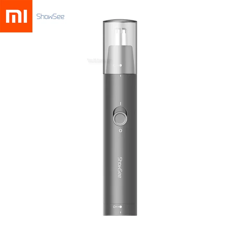 Xiaomi Mijia ShowSee Портативный электрический триммер для волос в носу съемный моющийся с двумя концами вращающаяся на 360 ° режущая головка для мужчин