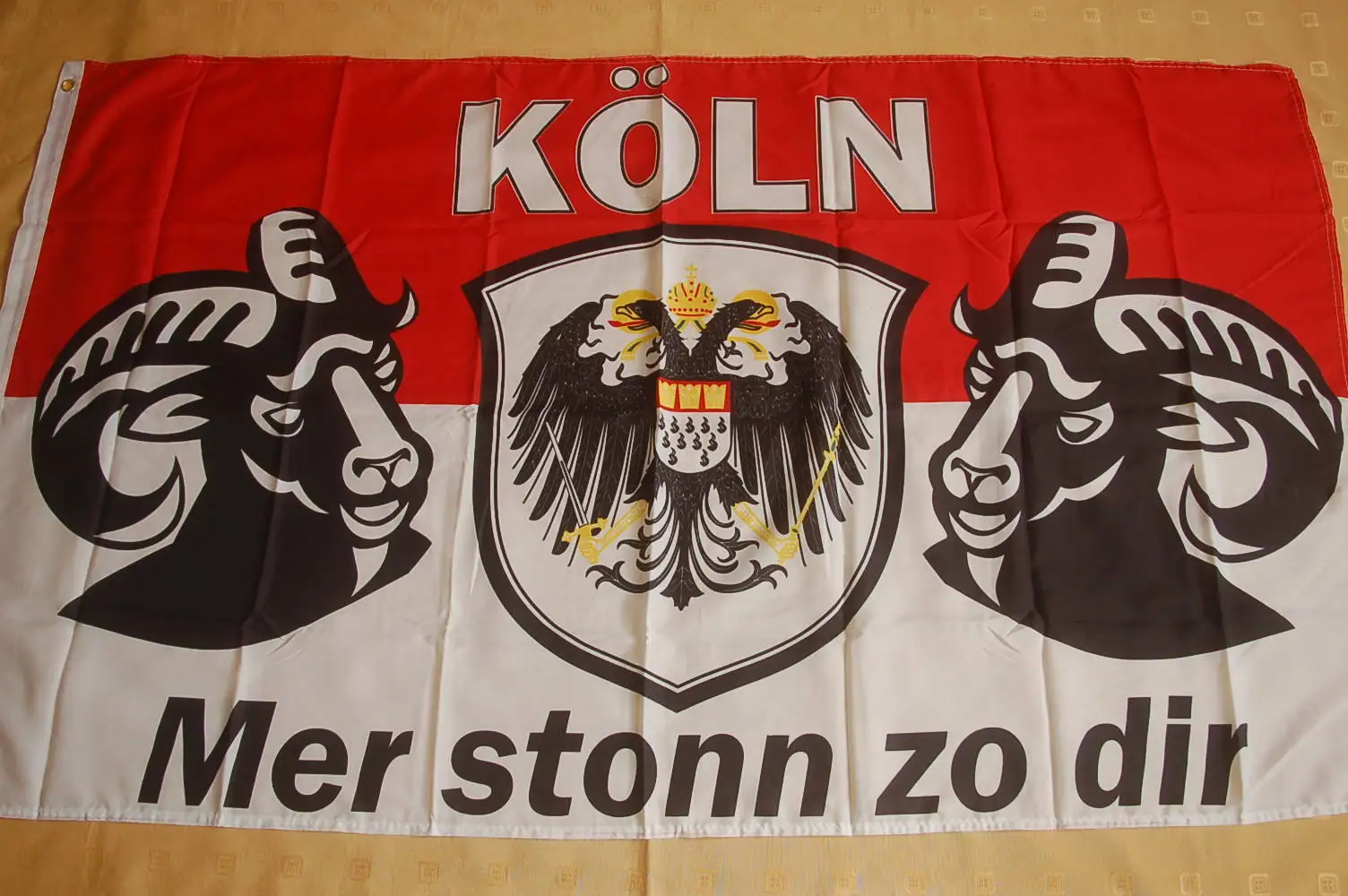3ft x 5ft3 x 5ft Koln Mer stonn zo dir Fanprint баннер, флаг из полиэстера Размер 150*90 см