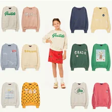 Г.; Мягкие хлопковые топы для маленьких девочек с принтом «Tao The animals»; свитер; детская футболка; Одежда для мальчиков; толстовки с капюшоном для девочек; сезон осень-зима