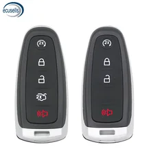 4 botões 5 botões remoto chave fob caso escudo para ford edge explorer escape flex foco para lincoln mks mkt h101 h75 pequena chave